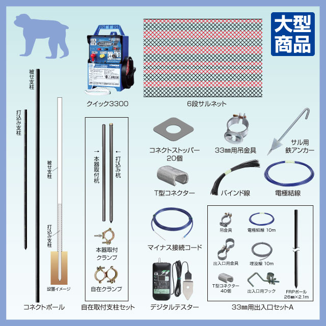 サルネット6段セット