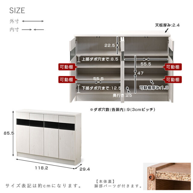 GINSANISSEIKI カウンター下収納 幅120cm ホワイトオーク Amazon｜カウンター下収納 キッチンカウンター 収納棚 おしゃれ
