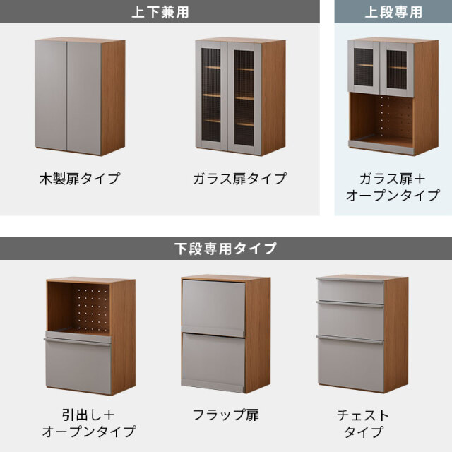 組み合わせキッチン収納 ファーゴ チェストタイプ 家具通販