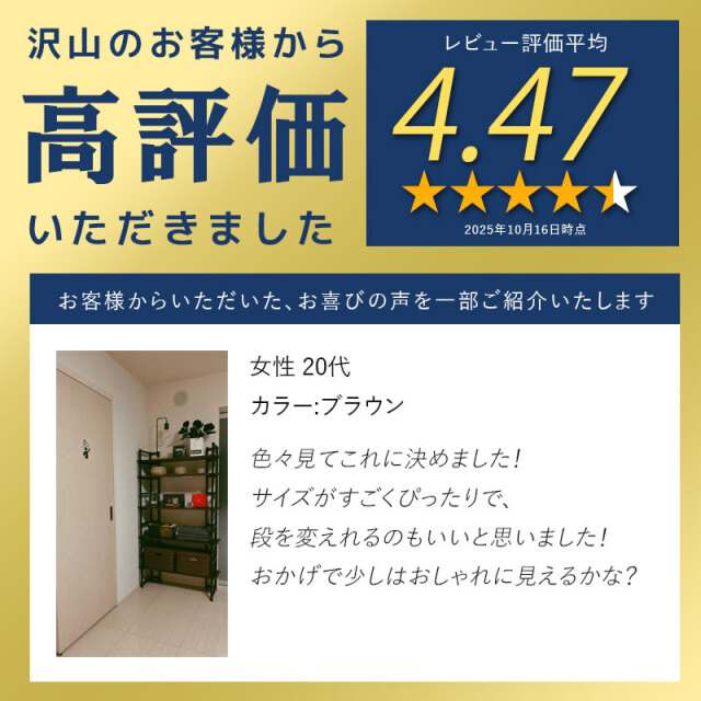 お洒落 デザイン収納 ゲイブ+ マルチ5段ラック 【00-177】｜激安