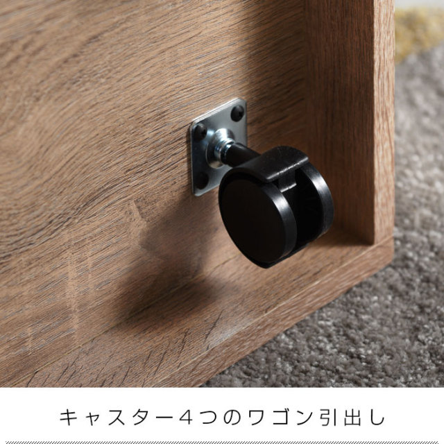 引き出し付 マルチに使える おしゃれハンガーラック グレーヴ 【00-206