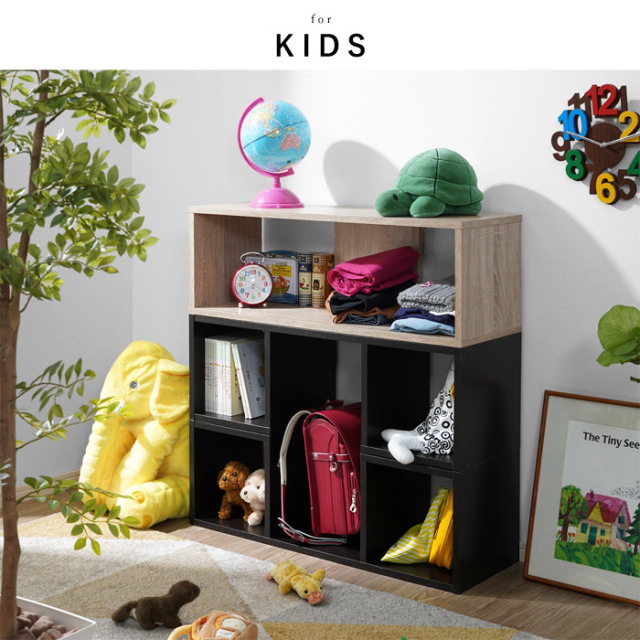 組み替えて形が変わる パズルシェルフ ディスプレイラック ロイド 【00