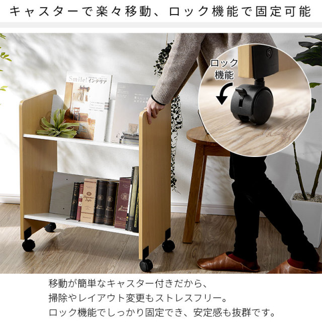 ファイルワゴン 2段タイプ パウロ 家具通販 ワイエムワールド本店