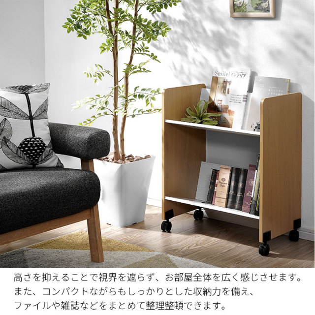 ファイルワゴン 2段タイプ パウロ 家具通販 ワイエムワールド本店