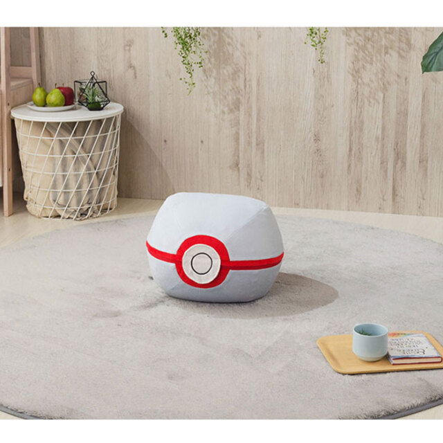 日本製 ポケモン モンスターボールオットマン 洗濯できる カバー