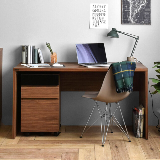 木目調 デスク 幅140cm HELM 【30-100025】｜激安アウトレット家具通販