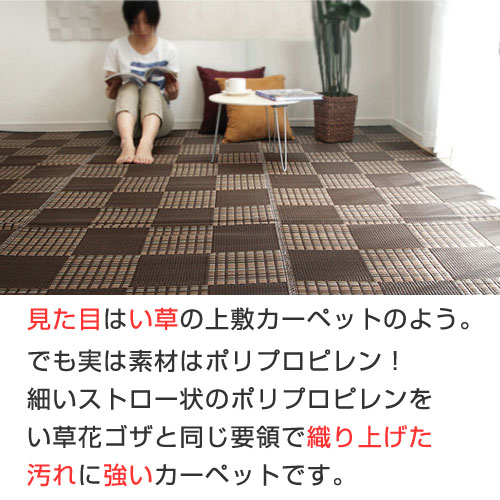 洗える PPカーペット 江戸間6畳（約261×352cm）｜激安アウトレット家具通販