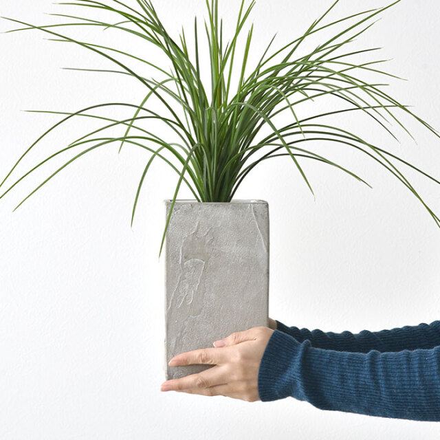 おしゃれ 植木鉢 プランター スクエア ロングポット クーシュ 【48