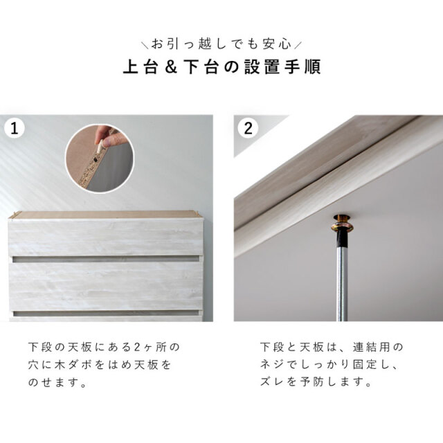 国産 ユニット キッチン収納 キューブ 天板 幅86cmタイプ 【68-100004
