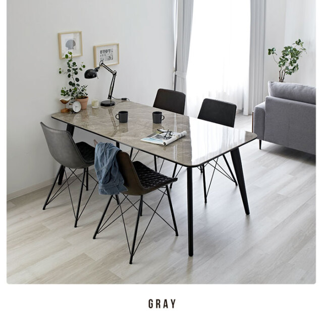 ダイニングテーブル 大理石調 セラミック天板 4人 6人掛け 180cm
