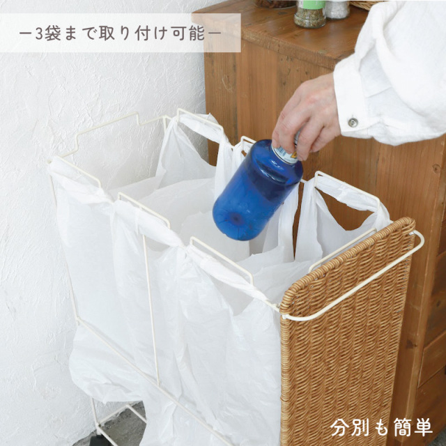 ユティル キャスター付きダストワゴン 家具通販 ワイエムワールド本店