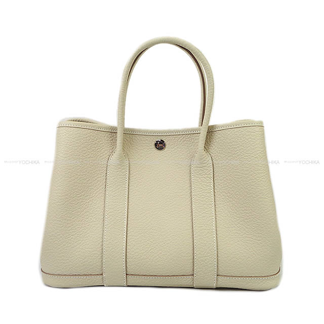 HERMES エルメス トートバッグ ガーデンパーティ 30 TPM クレ ヴァッシュカントリー シルバー金具 新品未使用