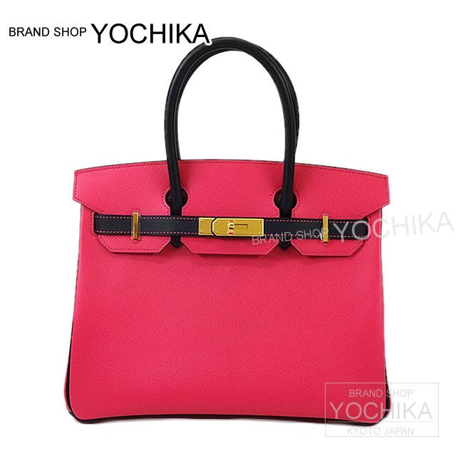 HERMES エルメス バーキン30 スペシャルオーダー ローズティリアンX黒 エプソン ゴールド金具 新品