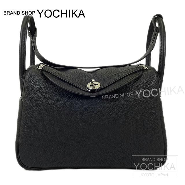 HERMES エルメス ハンドバッグ リンディ30 黒 トリヨン シルバー金具 新品