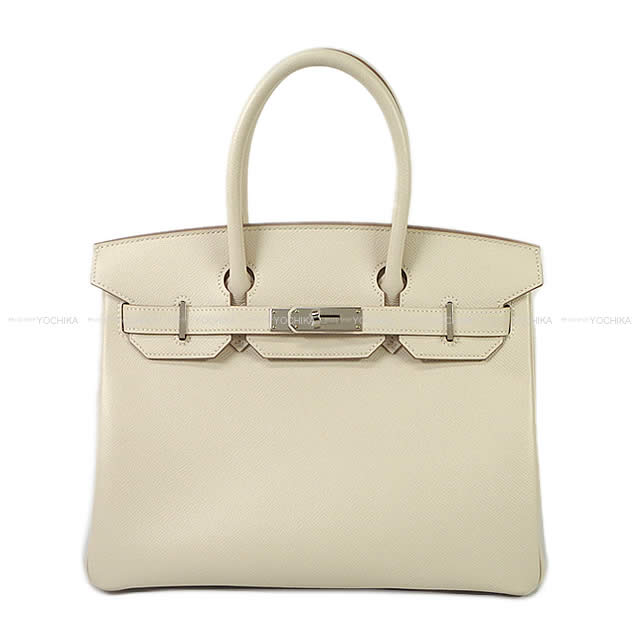 HERMES エルメス ハンドバッグ バーキン30 クレ エプソン シルバー金具 新品未使用