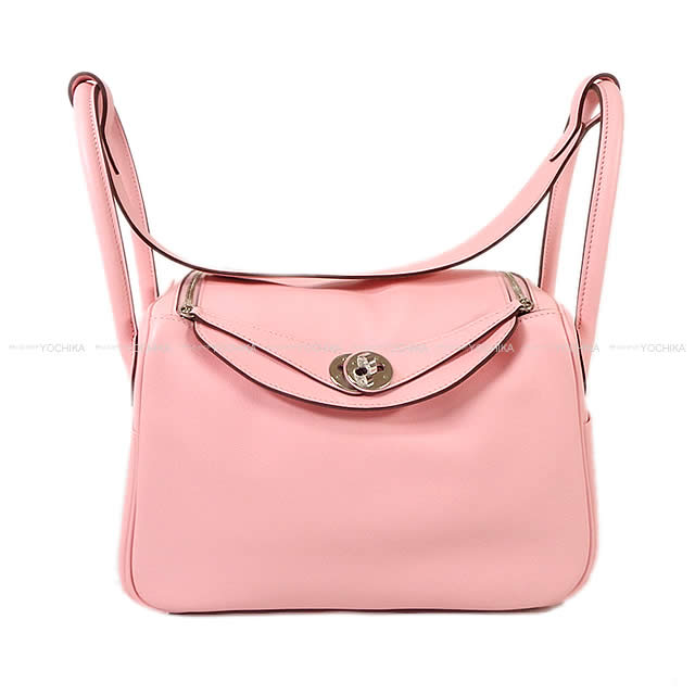 HERMES エルメス 2Way ショルダーバッグ リンディ26 ローズサクラ スイフト シルバー金具 新品未使用