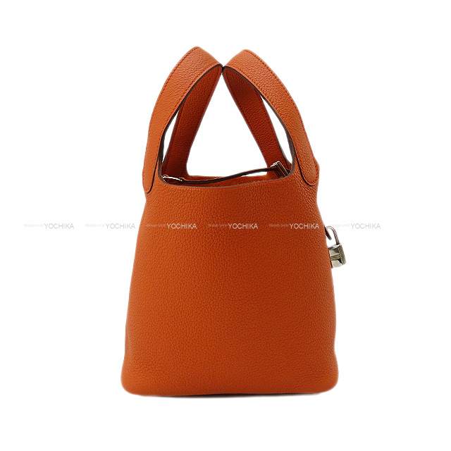 HERMES エルメス ハンドバッグ ピコタンロック 18 PM テールバテュー(ティルバット) トリヨン シルバー金具 新品