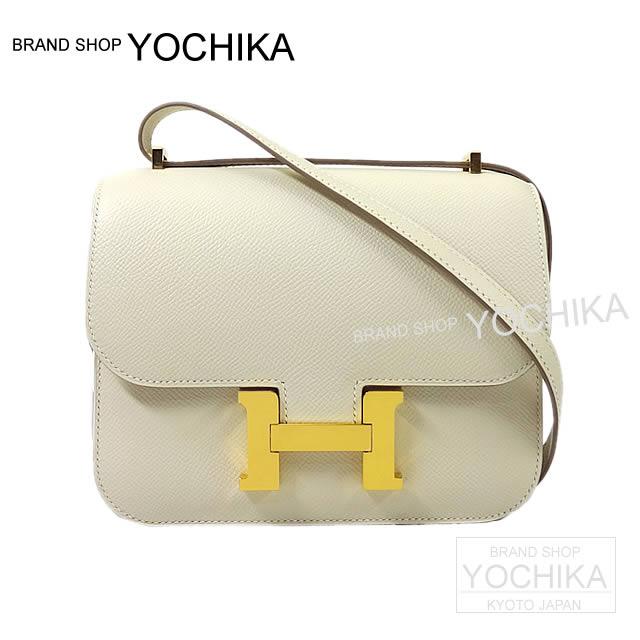 HERMES エルメス ショルダーバッグ コンスタンス 3 ミニ 18 クレ エプソン ゴールド金具 新品