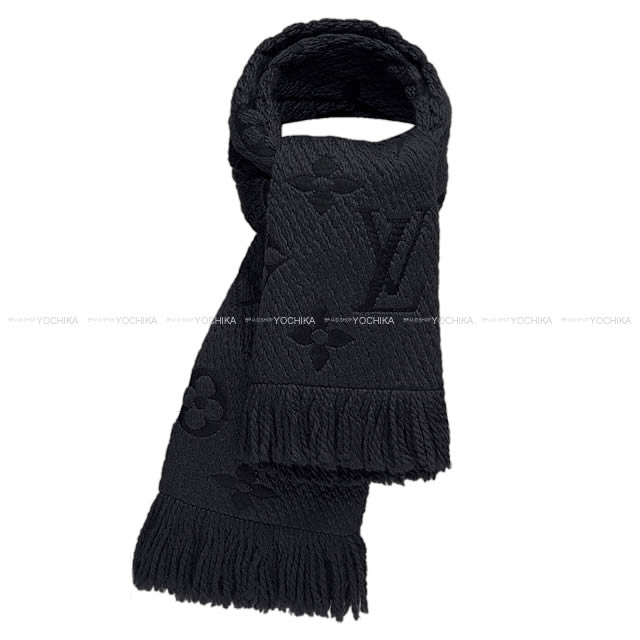 LOUIS VUITTON ルイ・ヴィトン マフラー エシャルプ・ロゴマニア アントラシット M72431 新品