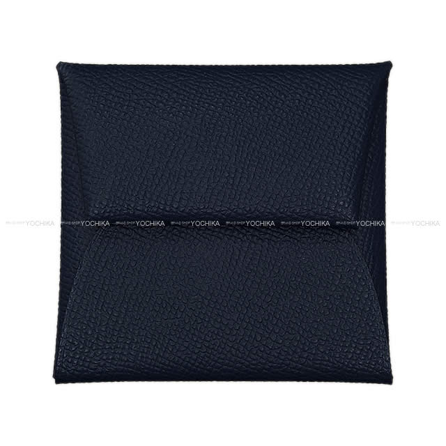 HERMES エルメス コインケース バスティア ブルーインディゴ エプソン C刻印 新品