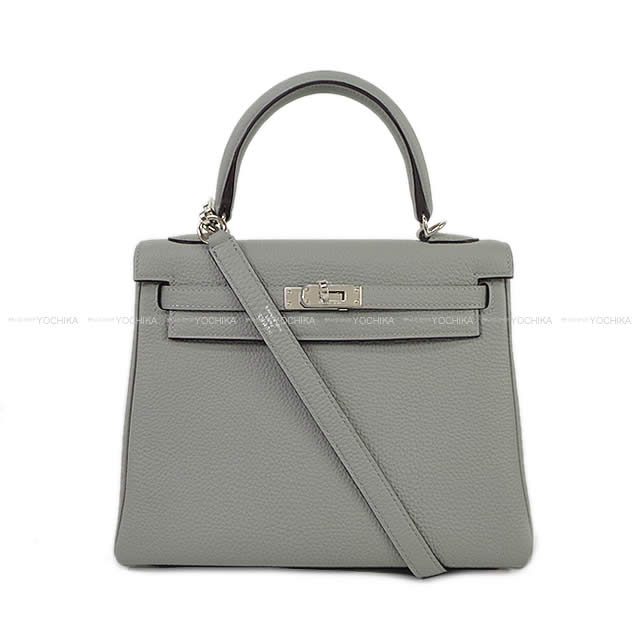 HERMES エルメス ハンドバッグ ケリー25 内縫い グリムエット トゴ シルバー金具 新品未使用