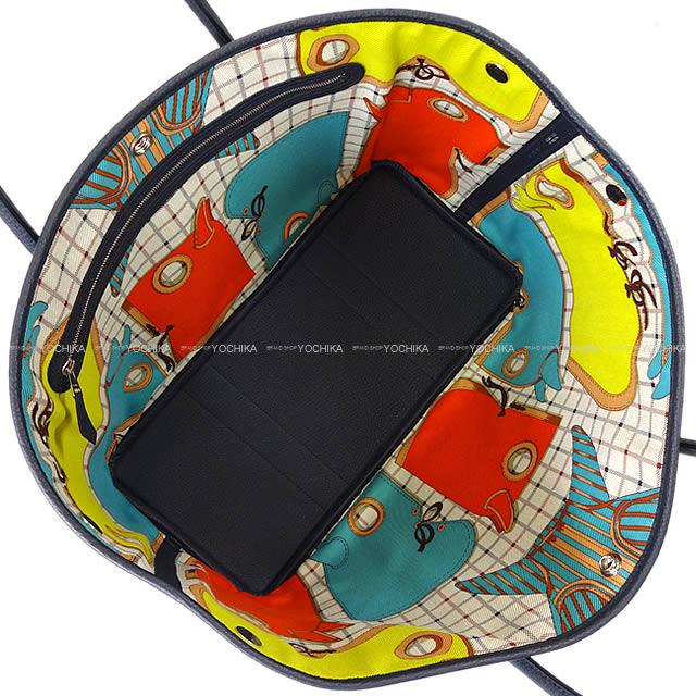 エルメス トートバッグ ガーデンパーティ 36 PM カマイユ ブルーインディゴXライム ネゴンダ 新品