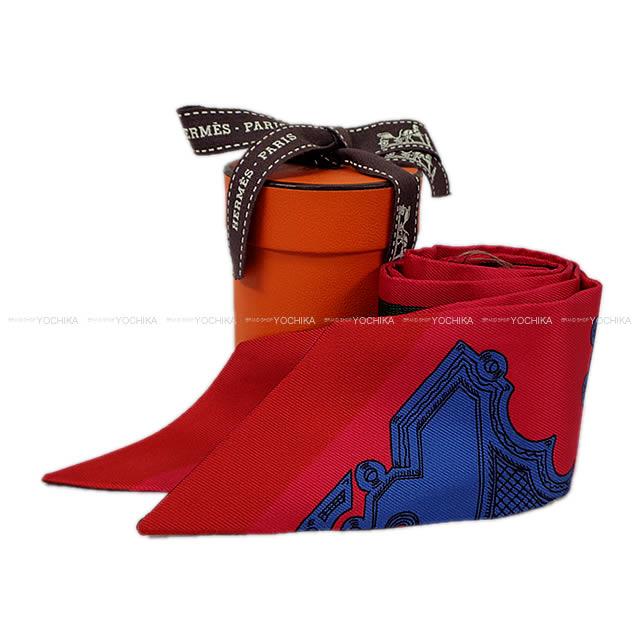 2017秋冬 新作 HERMES エルメス ツイリー スカーフ "メルヴェイユーズ ランタン" フューシャXヴェール 新品