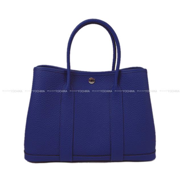 HERMES エルメス ハンドバッグ ガーデンパーティ 30 TPM ブルーエレクトリック ヴァッシュカントリー 新品