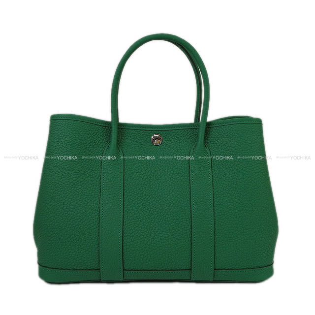 HERMES エルメス ハンドバッグ ガーデンパーティ 30 TPM ヴェールヴェルティゴ ネゴンダ 新品