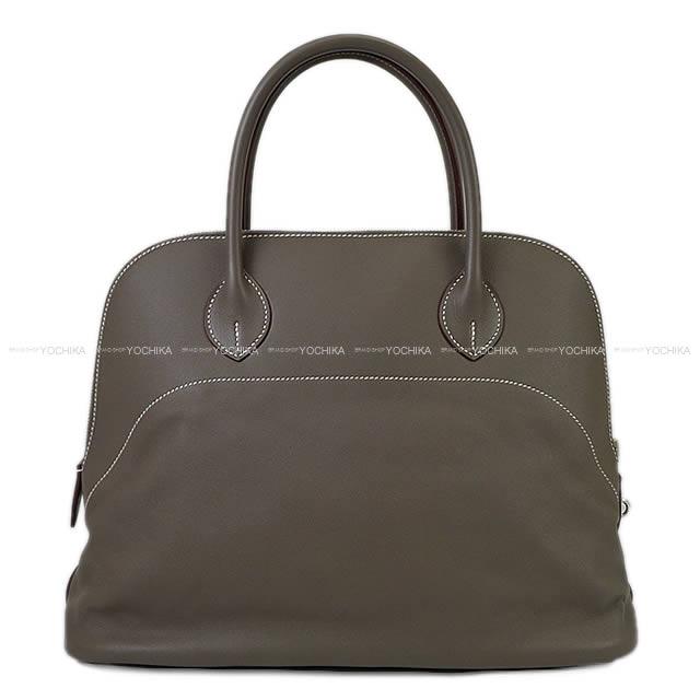 HERMES エルメス ボリードリラックス35 エタン ヴォー・シキム シルバー金具 新品未使用