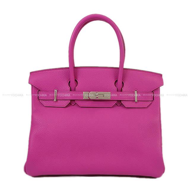 HERMES エルメス ハンドバッグ バーキン30 クレ トリヨン シルバー金具 新品同様【中古】