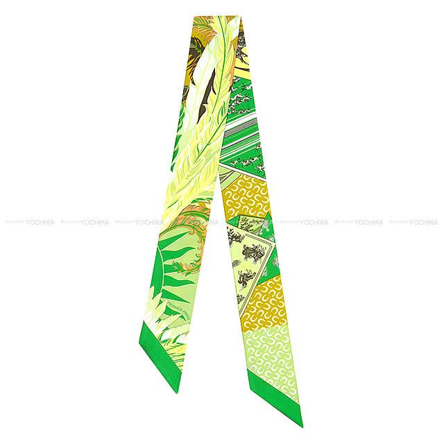 2018春夏 HERMES エルメス ツイリー スカーフ "Cheval Phoenix" ミントXマリンXシエルXコバルト