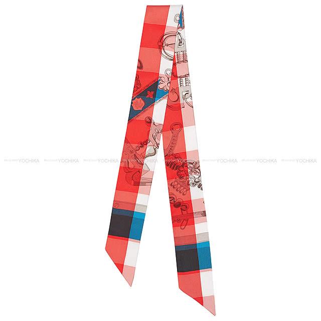 2018年春夏 新作 HERMES エルメス ツイリー スカーフ "Mors et Gourmettes Vichy"  新品