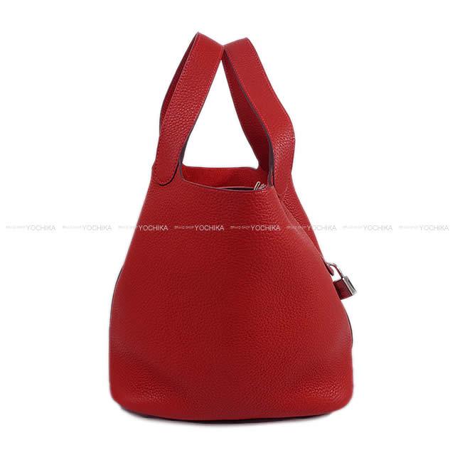 HERMES エルメス ハンドバッグ ピコタンロック 22 MM ブルーグラシエ トリヨン シルバー金具 新品未使用