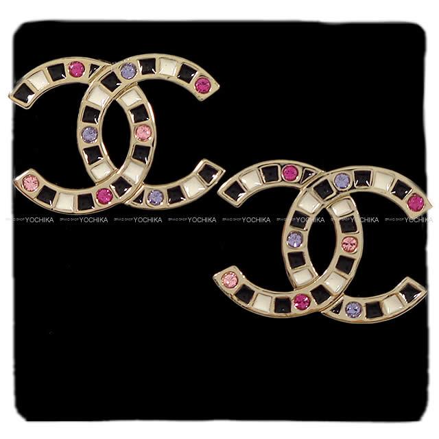 CHANEL シャネル キューブリック ココマーク ピアス ピンクXクリア シルバー金具 A58916 新品