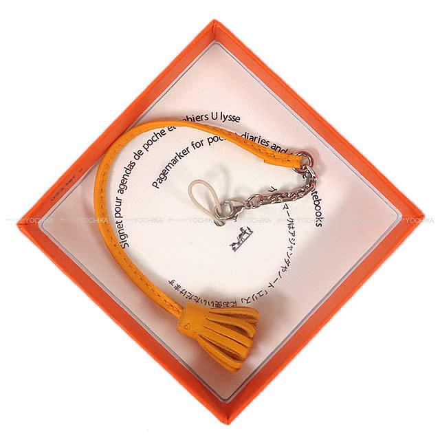 HERMES エルメス カルメン チータ プティ ポンポン 17 ジョーヌドール アニューミロ シルバー金具 新品