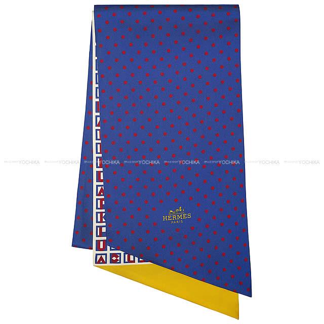 2018年秋冬 HERMES エルメス マキシ ツイリー カット スカーフ "アルファベット ドット" ヴァイオレット