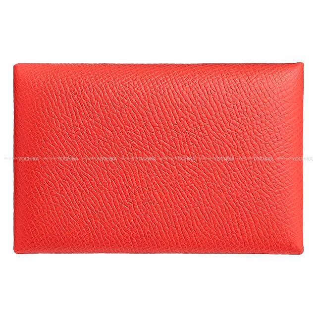HERMES エルメス カードケース Calvi(カルヴィ) ヴェルソ ローズジャイプールXローズエグランタイン エプソン 新品