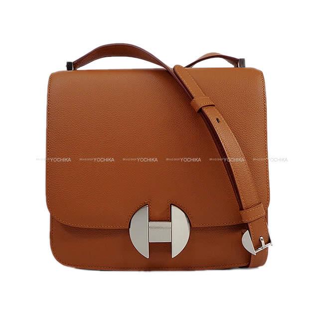HERMES エルメス ショルダーバッグ 2002-20 ゴールド エバーカラー シルバー金具 新品