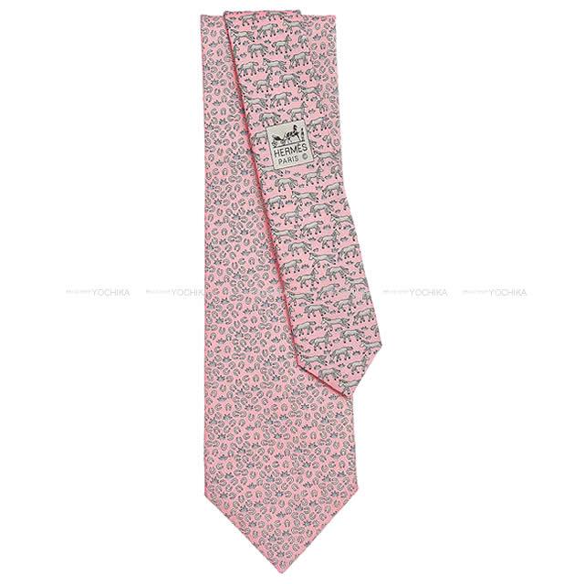 2019年 春夏 新作 HERMES エルメス ネクタイ "DADA HU" ローズペール