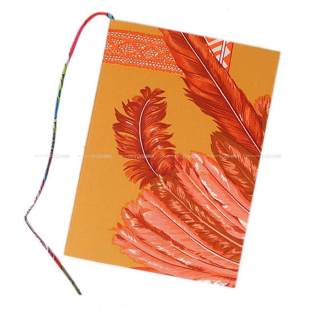 HERMES エルメス シルクノートブック "ブラジル" マンゴー シルク 新品