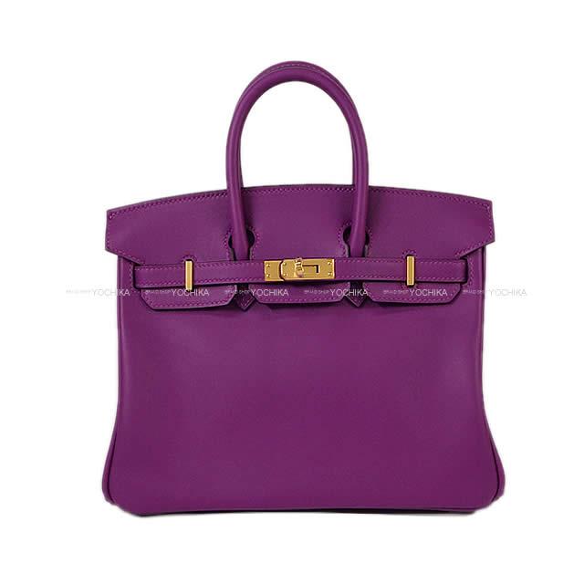 HERMES エルメス ハンドバッグ バーキン25 スペシャルオーダー アネモネ スイフト ゴールド金具 新品