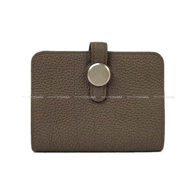 HERMES エルメス 財布 ドゴン カード コインケース トープ トゴ マットシルバー金具 新品未使用