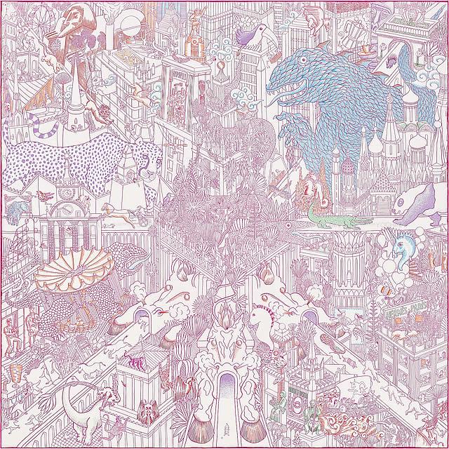 2019年春夏 新作 HERMES エルメス スカーフ カレ90 "アニマポリス