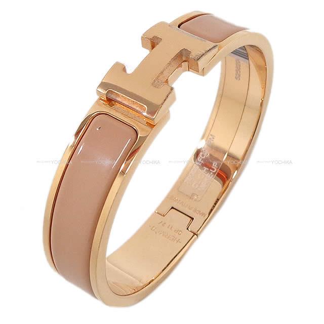 HERMES エルメス ブレスレット "クリック アッシュ" PM メイクアップベージュ