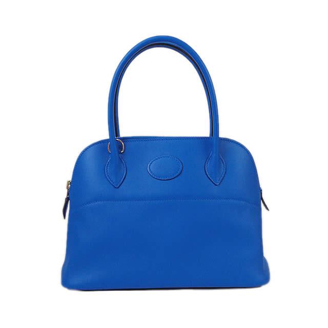 HERMES エルメス ショルダーバッグ ボリード27 ブルーゼリージュ スイフト シルバー金具 新品未使用