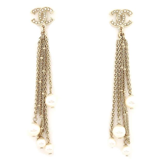 2019年 秋冬 新作 CHANEL シャネル パール ココマーク チェーン ぶら