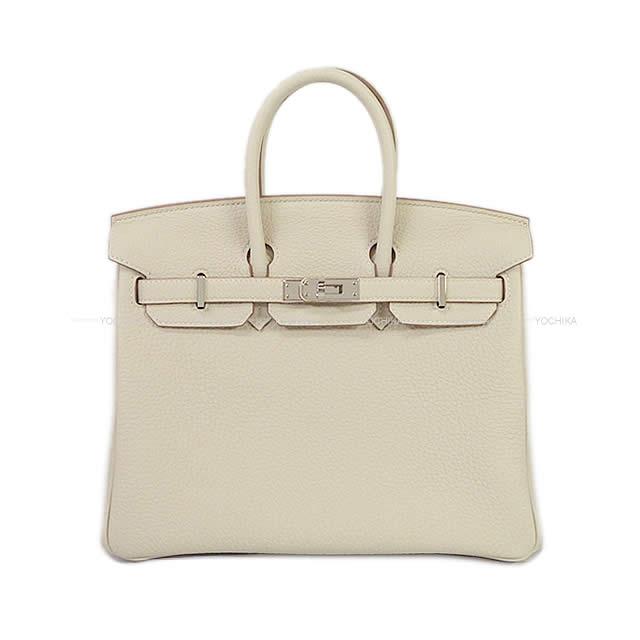 HERMES エルメス ハンドバッグ バーキン25 クレ トゴ シルバー金具 新品未使用