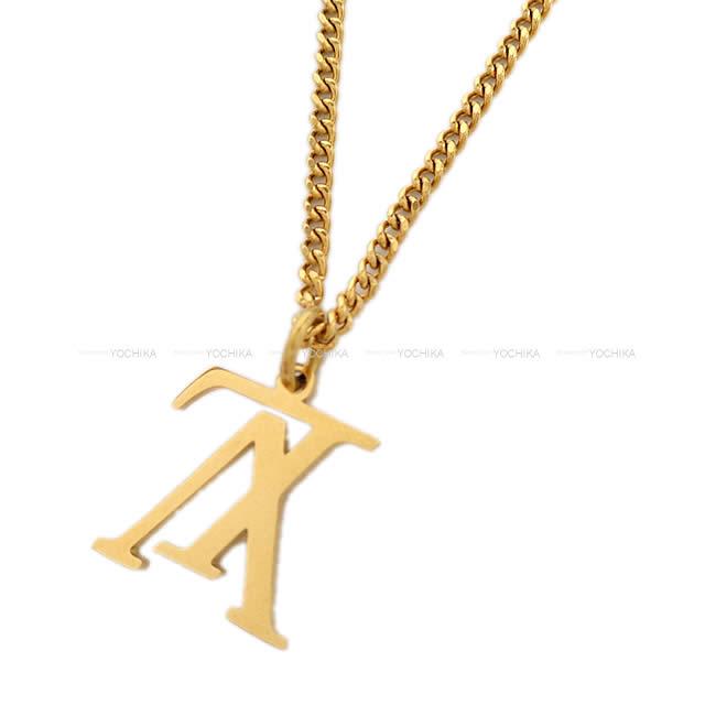 限定 LOUIS VUITTON ルイ・ヴィトン コリエ LV アップサイドダウン ネックレス M62682 新品未使用