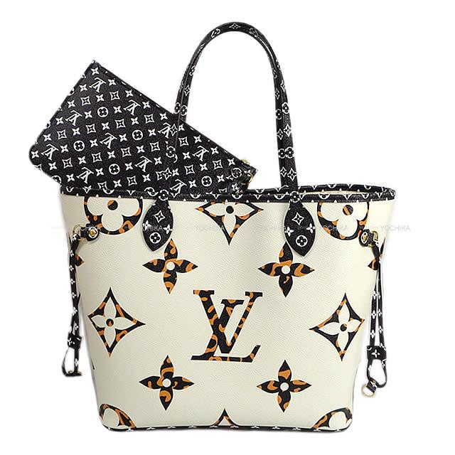 2019年 秋冬 新作 LOUIS VUITTON ルイ・ヴィトン トートバッグ ネヴァーフル MM ポーチ付き ジャイアント モノグラム